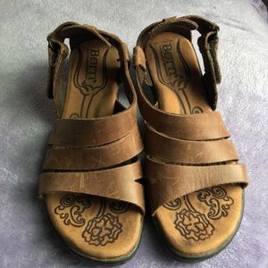 Born leather sandals